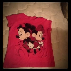 Mickie and Minnie mouse shirt